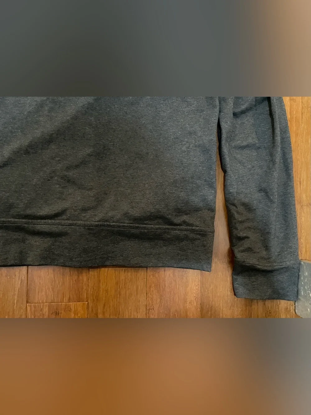 Pact Hoodie Full Zip Mens M Charcoal Gray Organic Cozy Soft